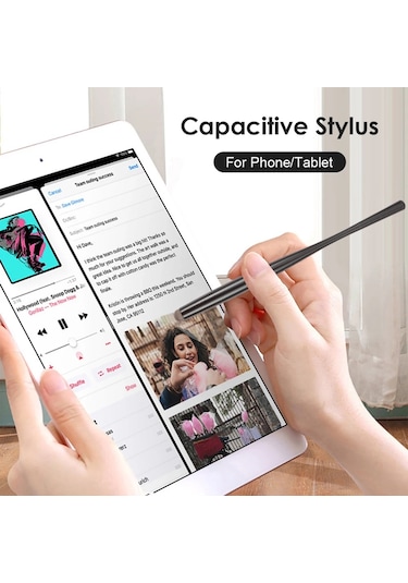 Evrensel Şişe Bezi Ucu Stylus Siyah