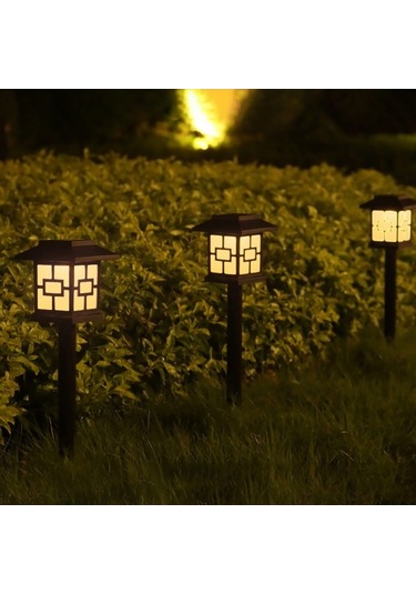 Novahub Adet Güneş Enerjili Işıklar Açık Hava Peyzaj Aydınlatması Çim Lambası Güneş Enerjili Işık Yol Bahçe Veranda Bahçe Dekorasyonu İçin
