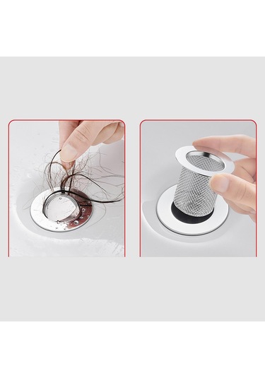 Suntek Yer Sifonu Filtresi Paslanmaz Çelik 34mm-53mm-sığdır Gümüş Diğer