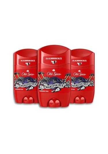 Old Spice Night Panter Erkek Stick Deodorant 3 x 50 ML