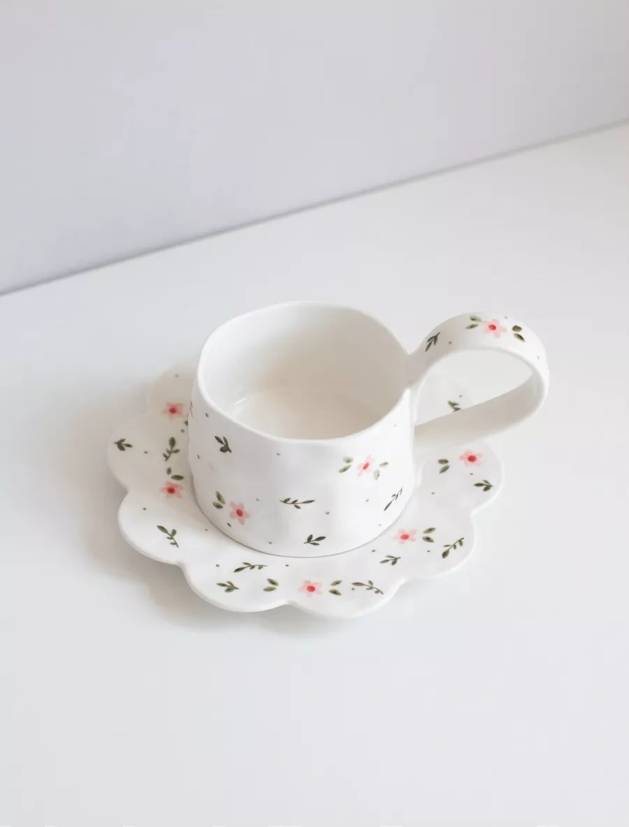 Perex Çay Takımı Tabak Ve Kupası, 350 Ml 245583273 Beyaz