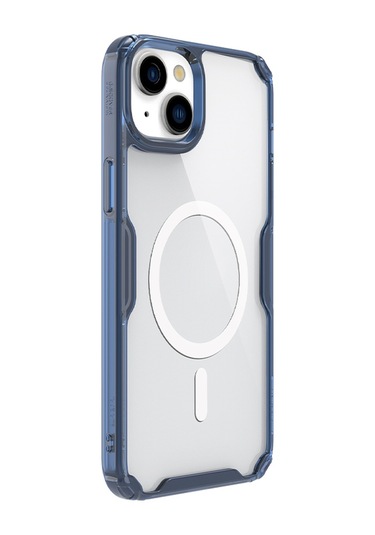 Nillkin İphone Uyumlu 15 Plus / 14 Plus Magsafe Özellikli Nature Tpu Pro Kapak Mavi