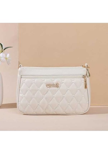 Ganzhoushop White Ve Omuz Nakışlı Moda Kapasiteli Kadın Kadın Güzel Çoklu Cepler Çantası Çantası Çanta Büyük Askılı Hl Beyaz