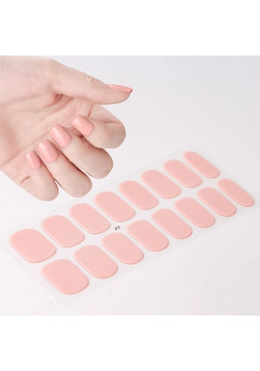 16 İpuçları/adet Yarı Kürlenmiş Jel Tırnak Şeritleri Pembe 21 Renk Seçmek İçin Jel Tırnak Çıkartmalar Çıkartması Bordo Parlak Uv Tırnak Sarar Çıkartmalar Ordu Yeşil
