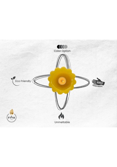 Fener Mum Bubble Krem Kavun Kokulu Dekoratif Mum