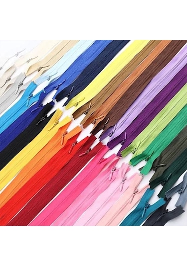 10lu Gizli Pantolon- Etek Fermuarı 16-20 Cm