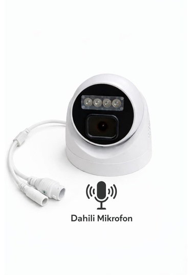 5 Mp İp Poe Sesli Dome Kamera