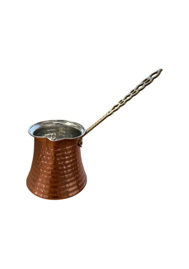 Bakır Çekiç Dövme Küçük Boy Cezve