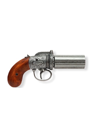 Denix 6 Barrels Pepper-Box Revolver - England 1840