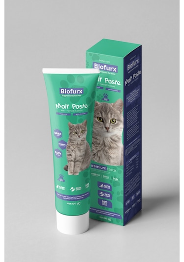 Biofurx Malt Paste - Kedi Malt Macunu 100 G Kedi Tüy Yumağı Önleyici