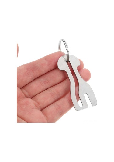 Singree 4 Adet Gümüş Renkli Çelik Sepet Jetonu - Yumuşak Tutuşlu Ahtapot Desenli Anahtar Zinciri