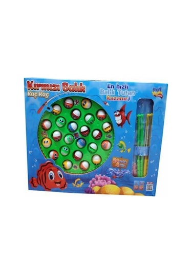 Kırmızı Balık Müzikli Balık Tutma Oyuncağı