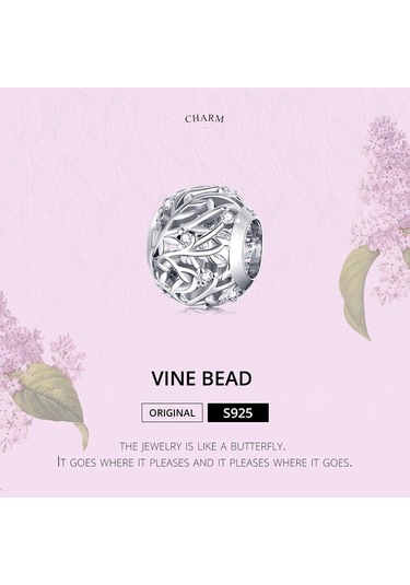 Bamoer 925 Ayar Gümüş Metal Yuvarlak Boncuk Kadınlar İçin Takı Asma Charm Fit  Bilezik