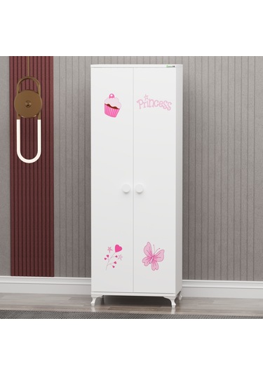 Garaj Home Yıldız 2 Kapaklı Dolap - Prenses