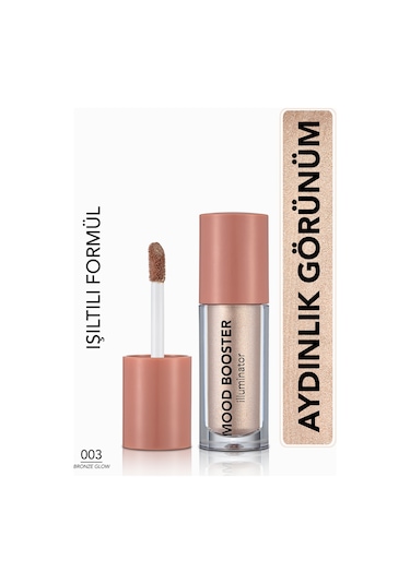 Flormar Likit Aydınlatıcı - Mood Booster Liquid Illuminator - 003 Bronze Glow - 8682536043694