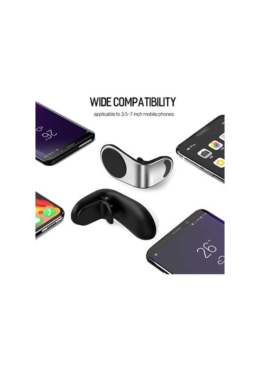 Telefon Tutacağı Araç İçi Kalorifer Destekli Mıknatıslı Telefon Tutacağı / Syte170