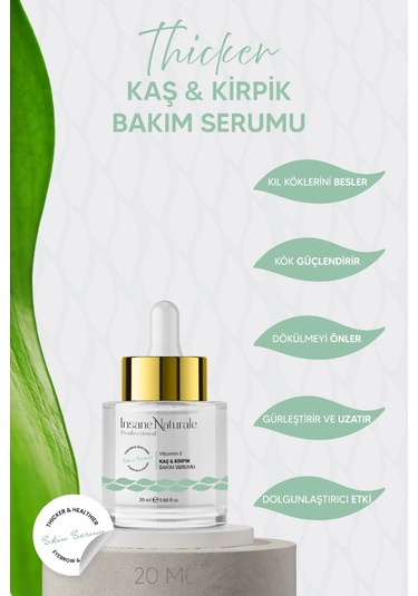 Insane Naturale Kaş Kirpik Serumu 20 ML
