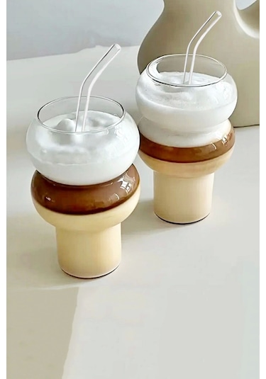 8 Li Kahve Bardağı Seti Cam Pipetli Pinterest Bardak