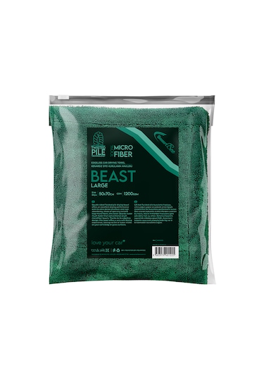 Smartbee Beast Twisted Pile Mikrofiber Oto Kurulama Havlusu 50x70