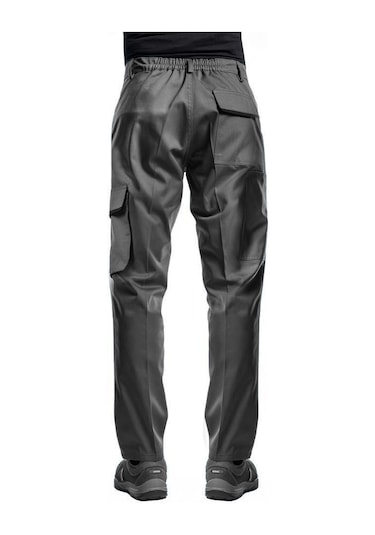 Şensel, İş Pantolonu, Gri-Siyah, Komando Cepli -54E482-
