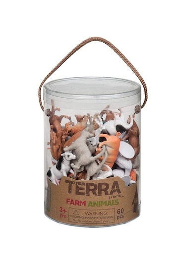Terra 60 Parça Küçük Oyun Seti - Çiftlik