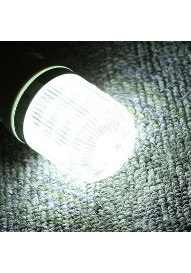 Fortunelane E14 2.5w 48 Led 3528 Smd Mısır Tipi Ampul, 360 Derece Işık, Beyaz, 110v, Tasarruflu, Plastik Kasa Beyaz