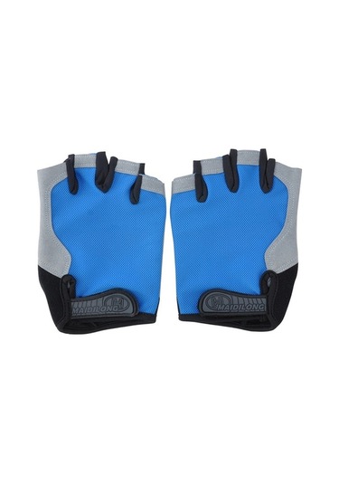 Dancemonkey Yarım Sürüş Parmak Off-road Eldiveni 543174590 -m Vk Gri - Mavi