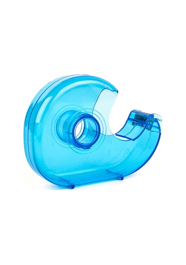 Yuntech01 Mavi Plastik Teyp Kesici - Hızlı Ve Pürüzsüz Kesim, 24mm'ye Kadar Uyumlu, Kompakt Ve Taşınabilir Ofis Gereci 1 Adet