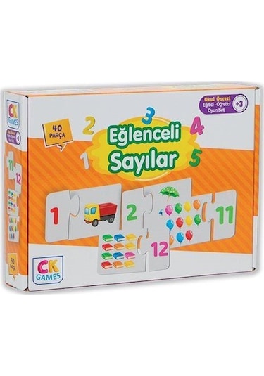 Eğlenceli Sayılar Okul Öncesi Oyun Seti +3 Yaş