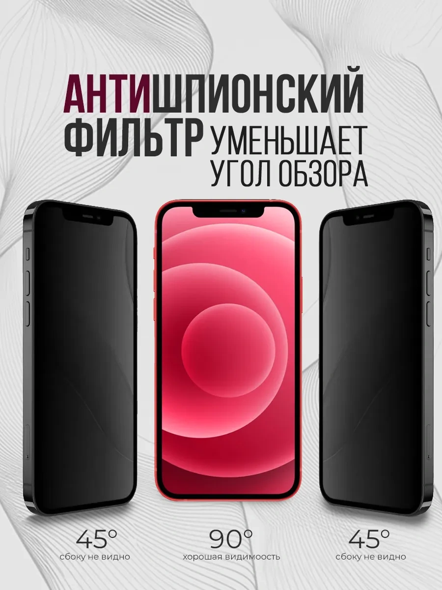 Amfox İphone 12 İçin Gizlilik Koruyan Ekran Koruyucu 317921643