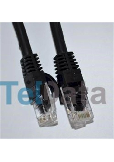 Teldata Tld-200s Cat6 2mt Siyah Utp Patch Kablo
