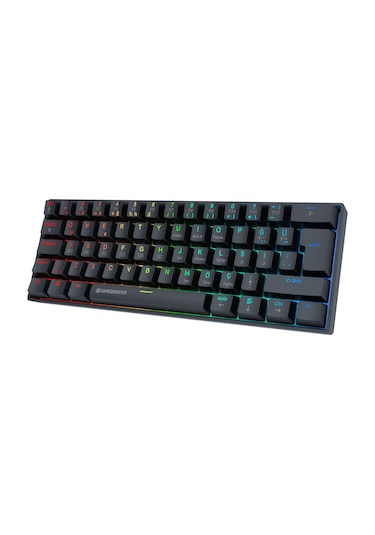 Gamebooster Syma Rgb Red 60m Switch Kablolu Siyah Mekanik Gaming Klavye