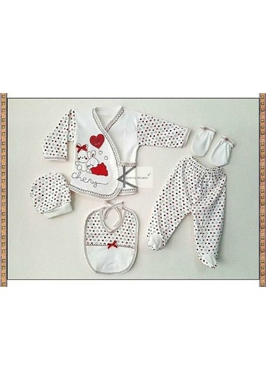 Bombinoo Zıbın 5 Paça Hastane Çıkışı Pembe Ayıcıklı Pembe