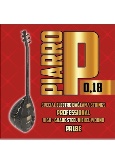 Piarro PR18E Elektro Bağlama Teli Takımı ( Topuzlu )