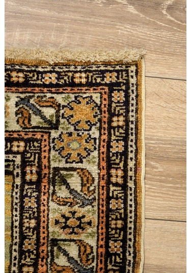 Anatolia El Dokuma Halısı - Yastık Boy - Doğal Yün, Geleneksel Motifler - Leh42875044 Çok Renkli