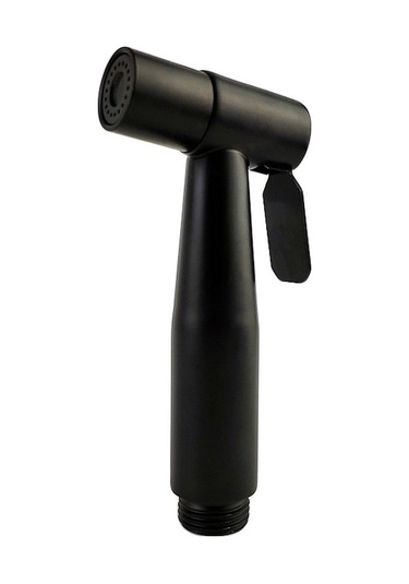 Dinosaurs 2m Paslanmaz Çelik Tuvalet Musluk Seti - Siyah Altın