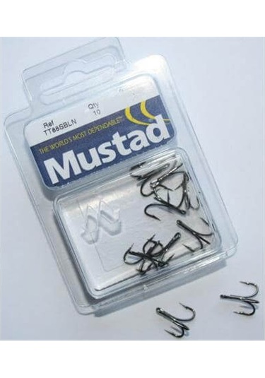 Mustad Olta Iğnesi Tt 88 Sbln 10 Lu Metalik Siyah No:14