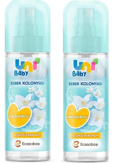 Uni Baby Çiçeksi Ferahlık Bebek Kolonyası 150 Ml 2 Adet