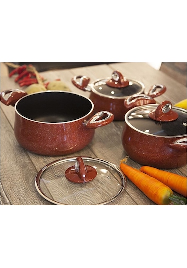 Taç Titan Granit 3'lü Güveç Seti Tt-1102 Diğer