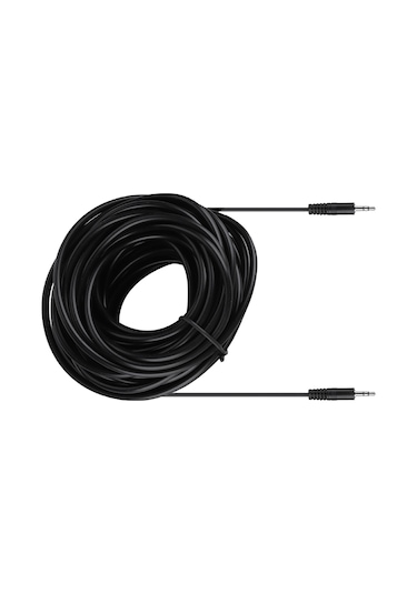 Ximistore9 10 Metre 3.5mm Erkek-erkek Mono Ses Kablosu, Ofc Bakır Çekirdekli, Metal Gövde, Bilgisayar-hifi Hoparlör Bağlantısı, Kaliteli Ses İçin