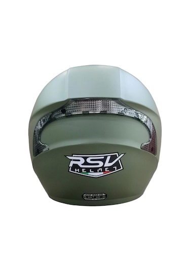 Rsv 618 Güneş Vizörlü Yarım Kask Mat Haki Yeşil