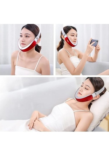 Domary Elektrikli Masaj Aleti V-yüz Şekillendirme Yüz Led'leri Akıllı Yüz Germe Aleti 6 Mod Ayarlanabilir Kemeri V-hattı Yukarı Kaldırma Kemeri Kırmızı Mavi Led'ler Foton Terapisi Uzaktan Kumanda İle Çok Renkli Domary Elektrikli Masaj Aleti V-yüz Şekillendirme Yüz Led'leri Akıllı Yüz Germe Aleti 6 Mod Ayarlanabilir Kemeri V-hattı Yukarı Kaldırma Kemeri Kırmızı Mavi Led'ler Foton Terapisi Uzaktan Kumanda İle Çok Renkli