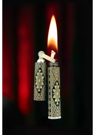 Caka Lighter Alabama Desen Benzinli Çakmak - Ckl-003