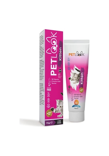Petlook Kitten Yavru Kediler İçin Malt Macun 115 G
