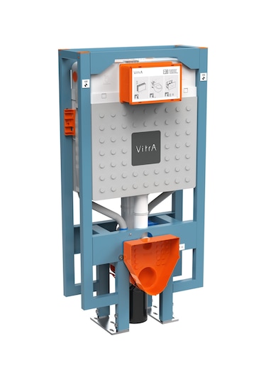 VitrA V8 Gömme Rezervuar Asma Klozetler için 44626 L 768-5850-01 Çok Renkli