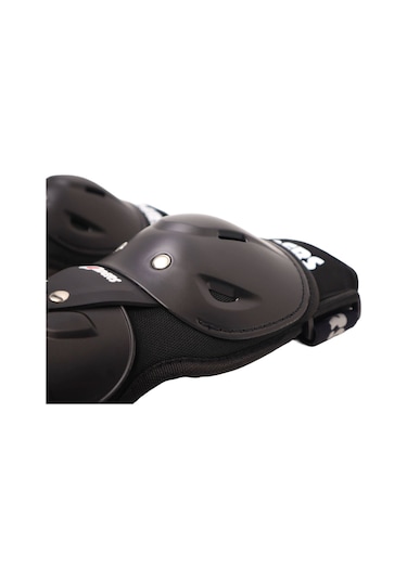 4riders Lüx Diz Ve Dirsek Koruma Seti 4lü Takım Siyah Siyah