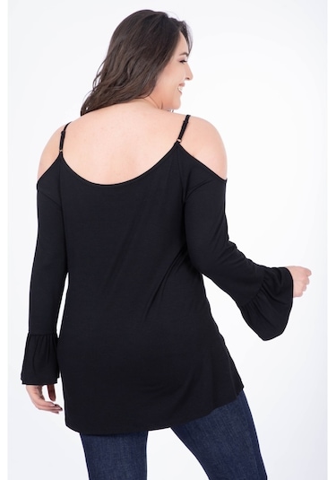 Omuz Detaylı Tişört (532254469)