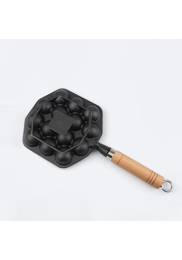 Mufunye 14 Lü Demir Döküm Ev Kullanıma Uygun Yumurta Köfte Midye Balık Topu Kalıbı, Kaynamaz, Çeşitli Yemekler İçin Dayanıklı Ve Temizlenmesi Kolay Diğer