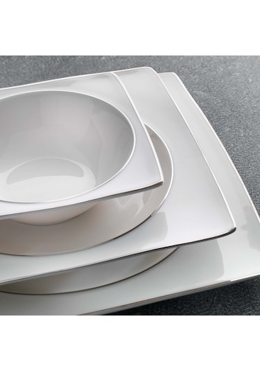 Schafer Glamor Pure Yemek Takım-60 Parça-Platin