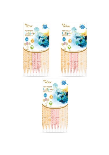 Ranova Köpekler İçin Karışık Lezzetli Lolipop 3'lü 6 x 8 G